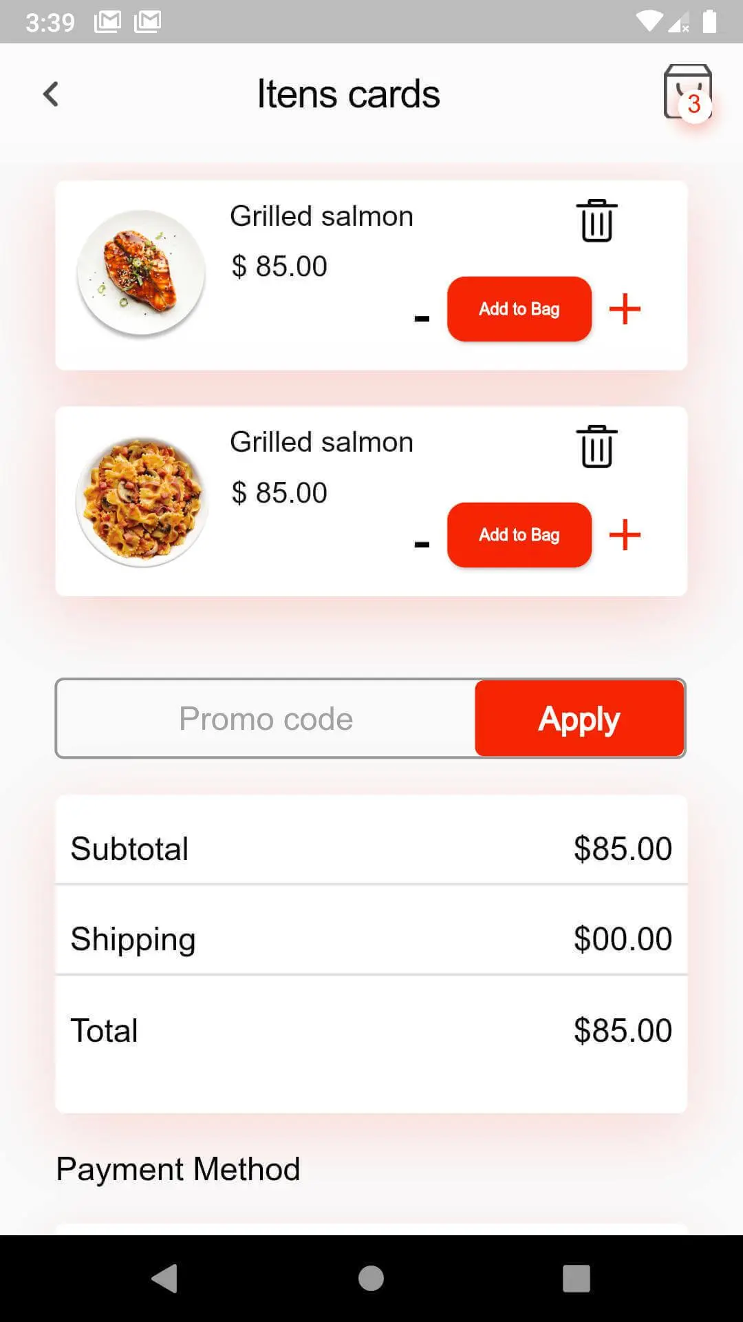 online pizza ordering app